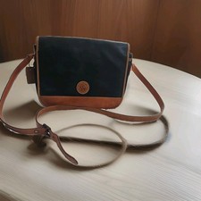 Borsa a tracolla vintage in pelle bicolore di qualità WP Magnum