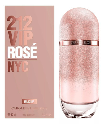 Carolina Herrera 212 VIP Rose Elixir For Women Perfume 2.7 Oz ~ 80 ml EDP Spray
