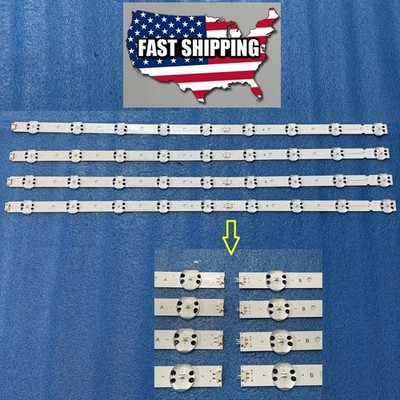 LED Strip(4) For LG 65UM7000PLA 65UK6200PUA 65UK6200PLA 65UM7000PLB 65UM7100PSA