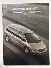 2000 Chrysler Town Country Van 32-page Factory Car Sales Brochure Catalog