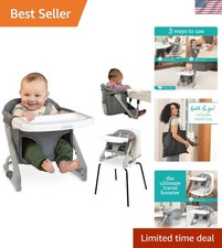 Ultimate Travel Booster, High Chair  Seat, Gray