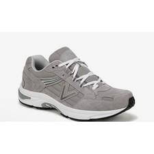 Vionic 23Walk 2.0 Mens Grey Suede Mesh Walking Sneaker VIO MOTION Support New