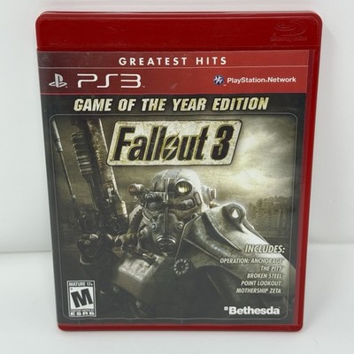 Fallout 3 -- Game of the Year Edition   Sony PlayStation 3, 2009   CIB