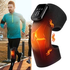 Cordless Knee Massager for Pain Relief with 5 Heat Levels and 3 Vibration Modes