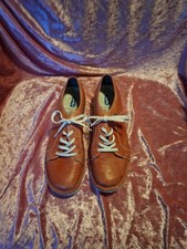 Wolky Damen Sneaker  Halbschuhe 43 Rot Glattleder Leder 