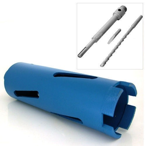 52mm Diamond Core Drill Hole Cutter plus SDS+ Arbor & Pilot Bit & Ejector Drift