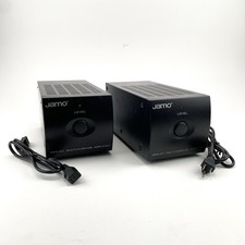 (2) Jamo MPA 201 Multi Purpose Compact 2 Channel Amplifiers 200W - Tested