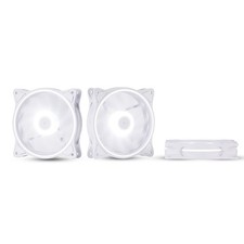 3 PCS 120mm White RGB PC Cooling Fan Ultra Quiet High Airflow LED 12V Case