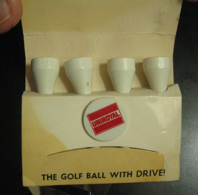 Vintage Uniroyal Promotional Matchbook Golf Accessory Set 1970