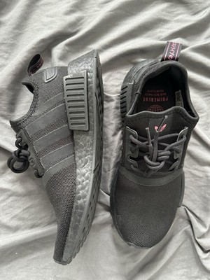 adidas NMD R1 Black Primeblue Mesh Low Top Sneaker GX8315 Athletic Shoes