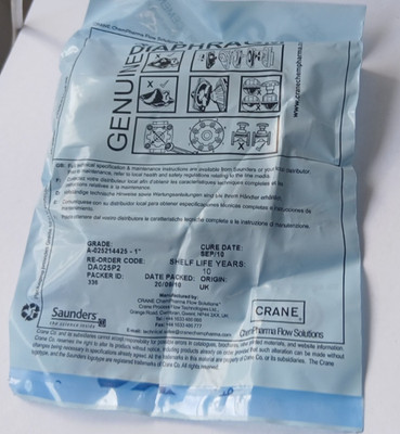 SAUNDERS DA025P2 1'' Ersatzventil-Membran-Kit (BR4A.6B12)(BR4.6b2)