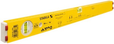 STABILA Wasserwaage 60 cm Type 80 M Installation Badarmaturen Sechsring-Libelle