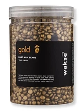 Wakse Gold Hard Wax Hair Removal Beans 12.8 oz