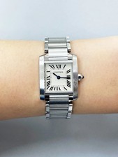 Cartier Tank Francaise W51008Q3 Stainless Steel Ladies Watch 8