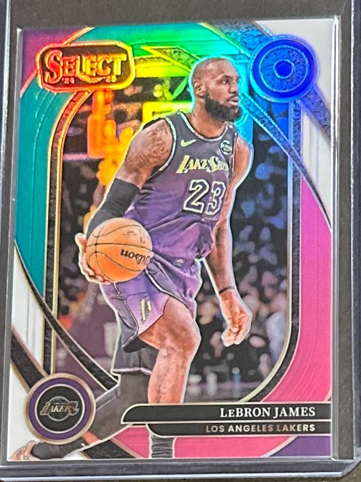 2024-25 Select Basketball Lebron James #241 Courtside Teal/White/Pink Prizm /49!