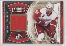 2009-10 SP Game Used Edition Authentic Fabrics Gold 86/100 Henrik Zetterberg 1q2