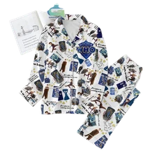 Doctor Who Bad Wolf Polyester Pajamas Set