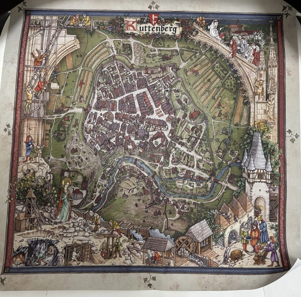 Kingdom Come Deliverance 2 Kuttenberg Map World Map Poster Henry KCD2 - Image 3 of 4