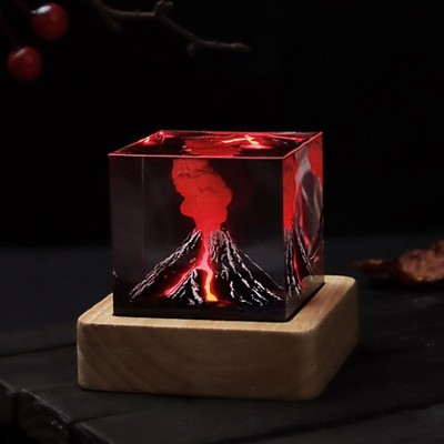 Aimeryup Volcano Lava Lamp Mini Eruption