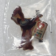 McDonald's Teenie Beanie Babies Ostrich Lapel Pin Promo New Sealed Employee Bird