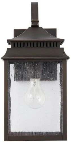 Capital Sutter Creek 15"H Oiled Bronze Outdoor Wall Light - Picture 2 of 8