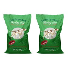 30kg DRY DOG FOOD - Countrymans Working Dog 24% Protein - 15kg x 2 1.54 per kilo
