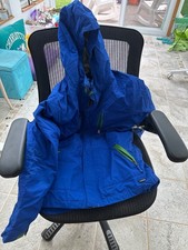 Lands End Squall 3-in-1 Boys Jacket XL 18-20 Royal Blue Green Hooded