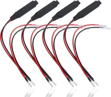 4 PCS Motorcycle LED Turn Signal Load Resistors 10W 12V Universal Single Side