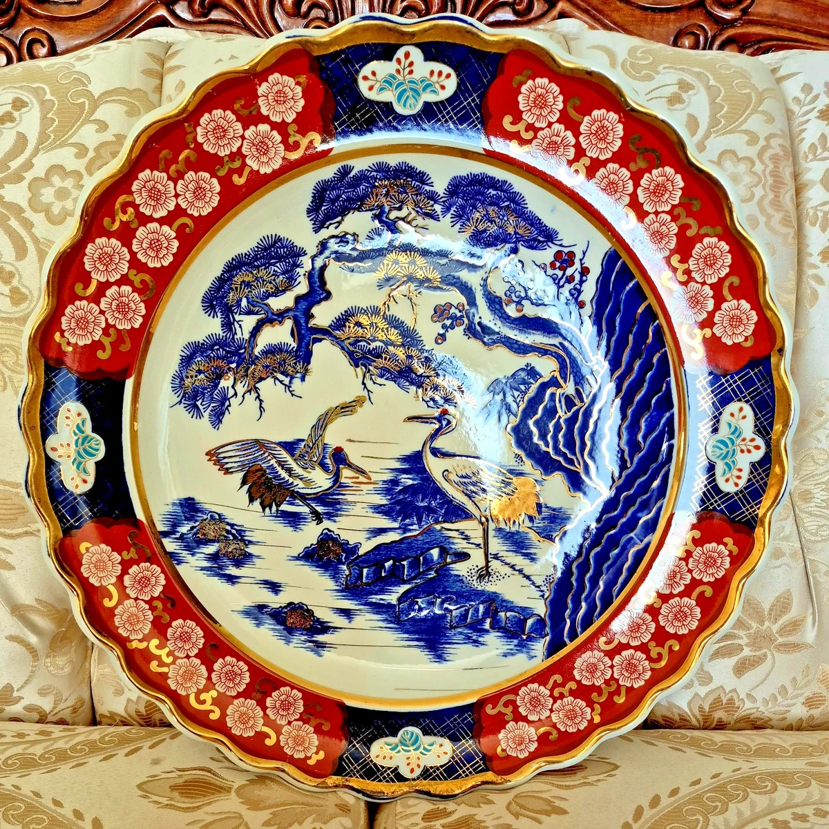 陶瓷蓝色复古原装日本古董| eBay