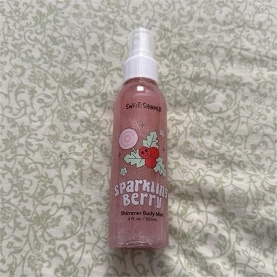 Sweet & Shimmer Sparkling Berry Shimmer Body Mist Berry Scent 4 fl oz