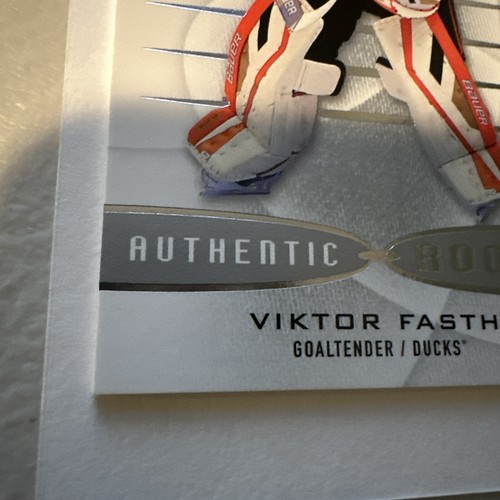 2013-14 SP Game Used Authentic Rookies 12 /30 Viktor Fasth #165 Rookie RC - Picture 10 of 10