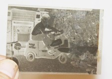 3.25" Boy on Pedal Car Negative Photo, Radar Patrol Police