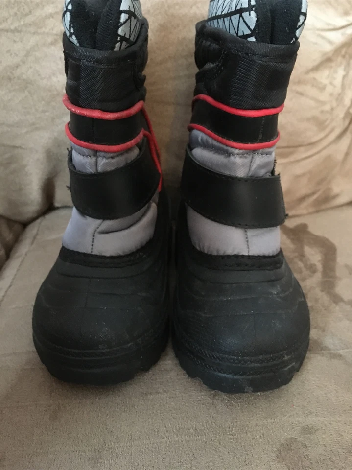 Airwalk маленьких мальчиков снег ботинки размер 5 черный и красный - Изображение 3 из 4
