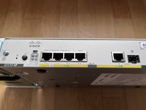 Router Cisco C1117-4P ISR 1100 Series completo di Staffa per Installazione Rack - Photo 4/6