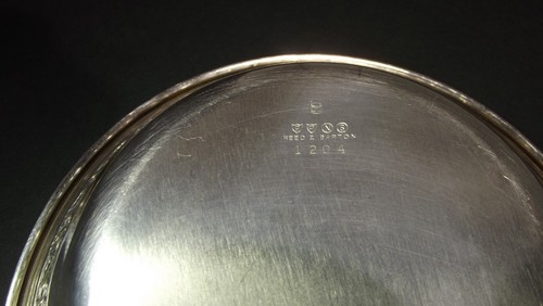 2 Vtg REED & BARTON Silverplate EPNS Candy / Desert Bowls Dish 1204 Classic Rose - Picture 9 of 11
