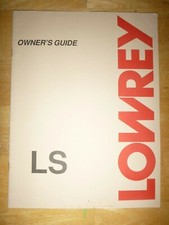 Genuine LOWREY Organ Owner's Manual Model L-75 LS 