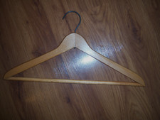 Vintage MCM 60's Collector's Yugoslavia Wooden Clothes Wood Hanger