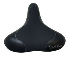 BIOAKTIVE ROMA ELASTOMER WIDE PADDED BIO FOAM SADDLE 255mm x 230mm BLACK