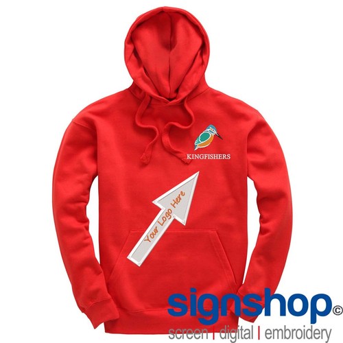 CR01 Personalised Classic Hoodie Custom Embroidered FREE LOGO SETUP - Bild 14 von 30