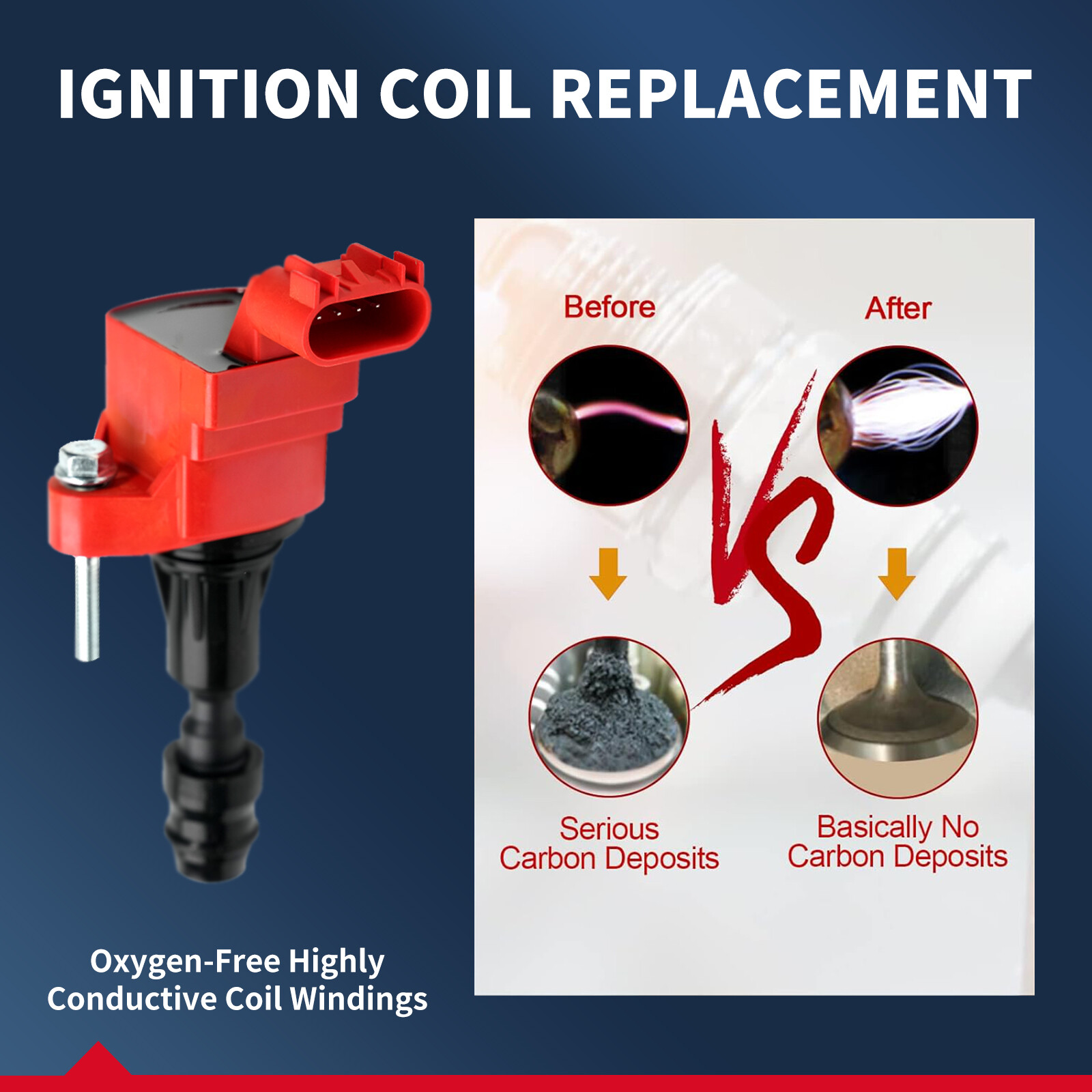 Pack of 4 Ignition Coils for Saturn Chevrolet Cobalt HHR Ion3 UF491 D517A USA eBay