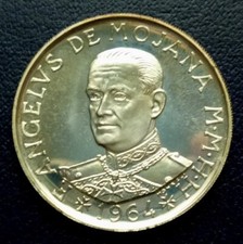 1964 ORDER OF MALTA - 2 SCUDI - ANGELO DE MOJANA DI COLOGNA -3/4 Oz PROOF SILVER 101.92 per troy oz