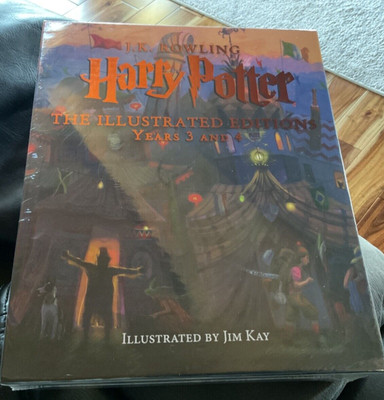 HARRY POTTER THE ILLUSTRATED EDITIONS YEARS 3 AND 4 J.K. ROWLING FACTORY SEALED