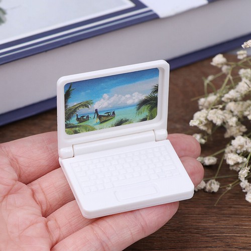 Dollhouse Miniature Modern Computer For Children Toy Dolls laptop computerXNFZ - Picture 11 of 12