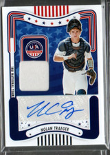 2024 USA Stars Stripes 18U National Team Signatures Mat Nolan Traeger Auto