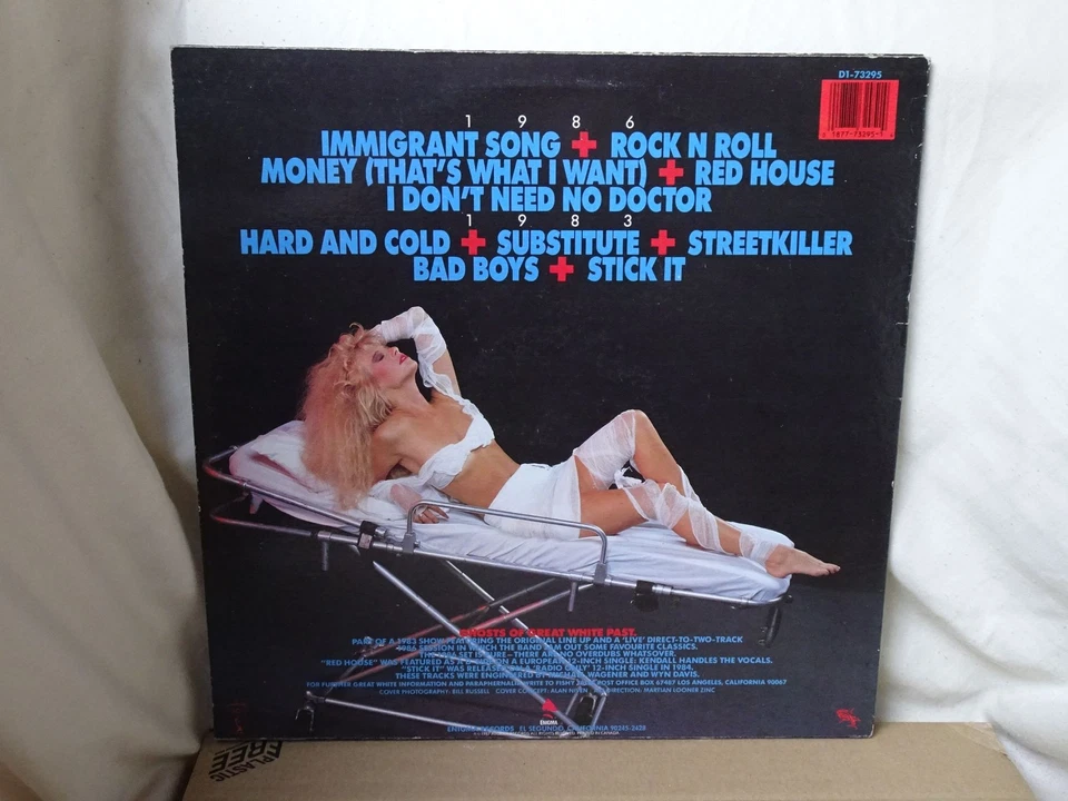 Great White: Recovery Live! 1987 U.S EX+ 1st Pressing LP Foto 4 de 4