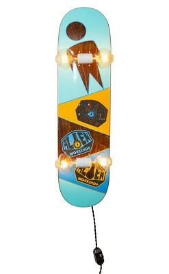 Alien Workshop OG Repeater Brown Skateboard Light Whiskertin