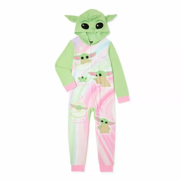 NWT Star Wars The Mandalorian Baby Yoda Girls Hooded Blanket