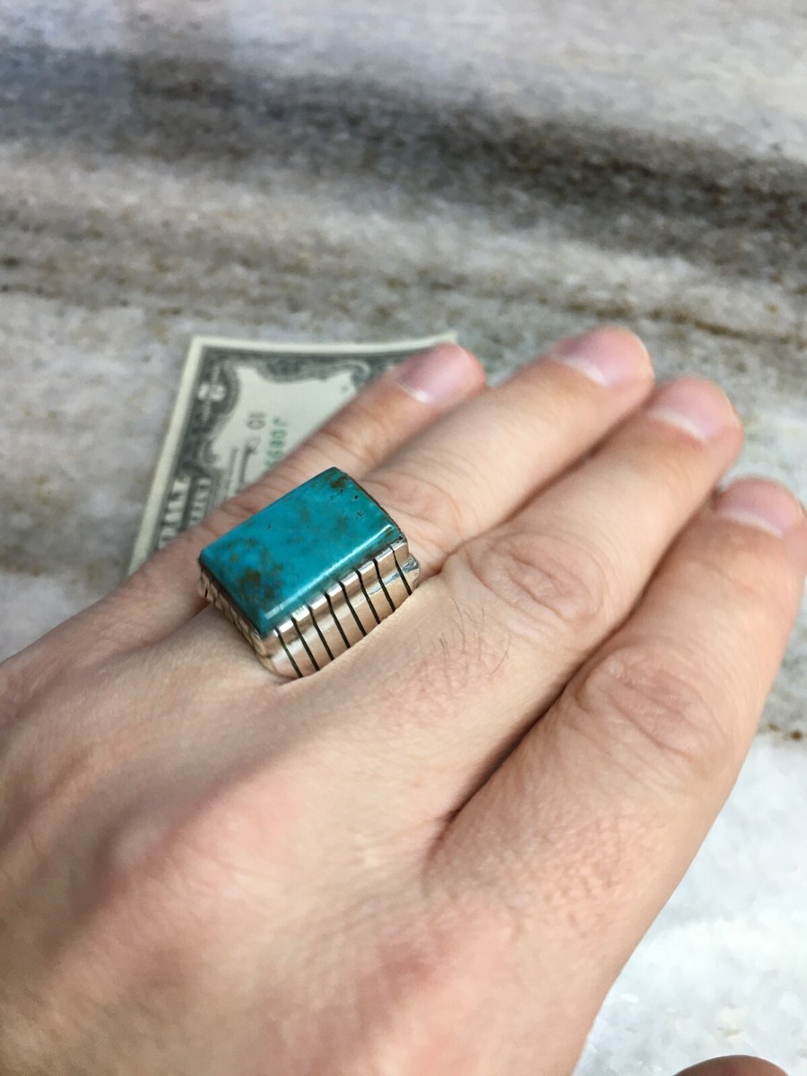 RAY JACK Native American/Navajo/Western Sterling Silver Ring Sz 11