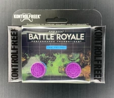 KontrolFreek Purple BATTLE ROYALE Thumbsticks for PS5 PS4 Analog Sticks Caps