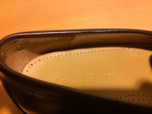 COLE HAAN Mens Shoes size 9.5D Dress Loafer Black Leather Tassel Moc New$150 - Picture 3 of 6